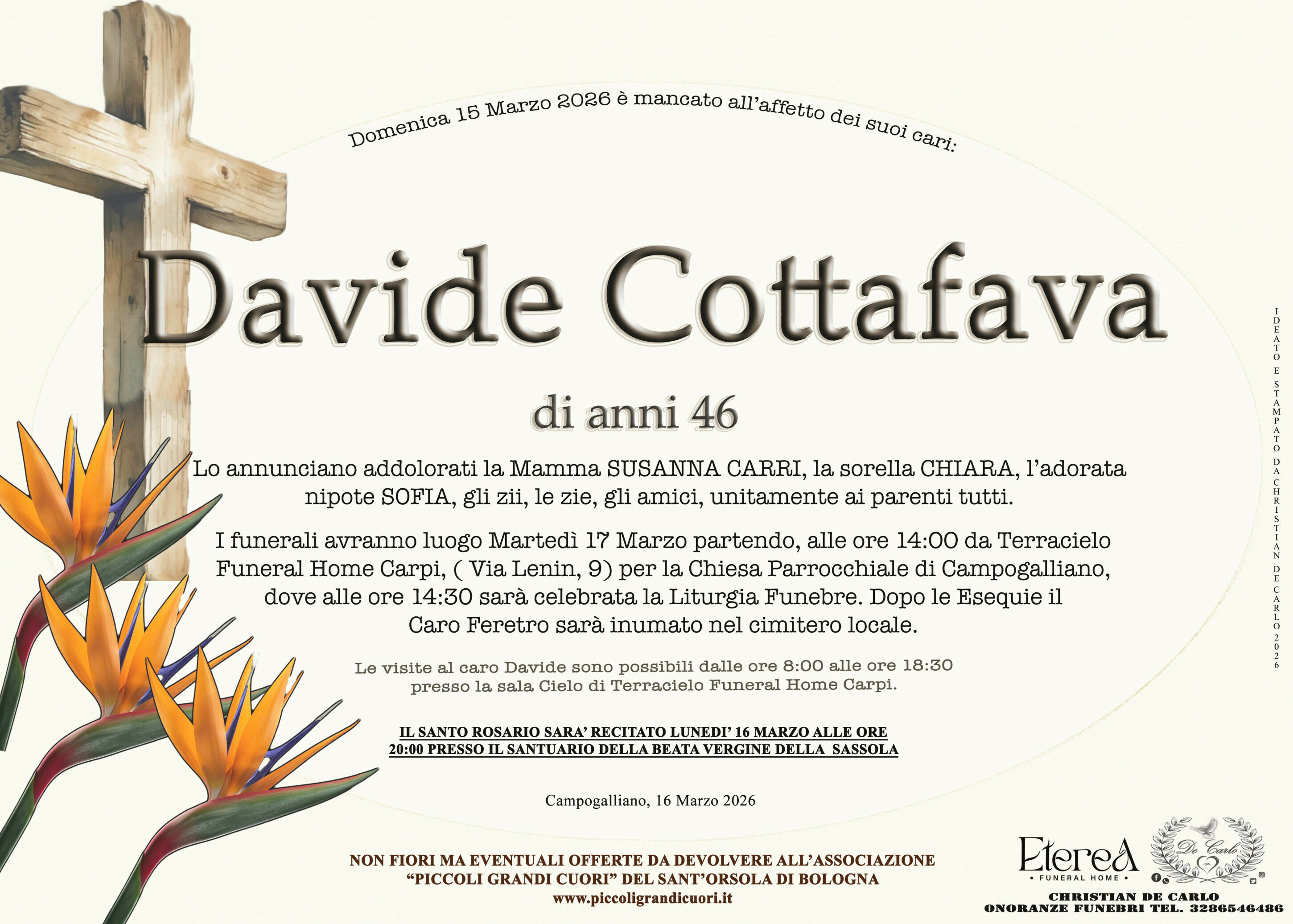 Davide Cottafava di anni 46