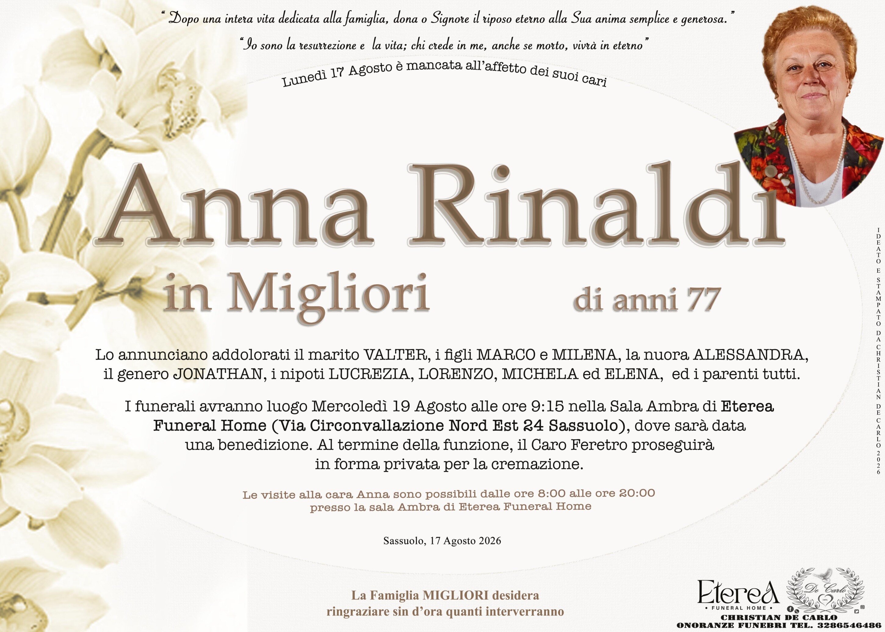 Anna Rinaldi in Migliori di anni 77