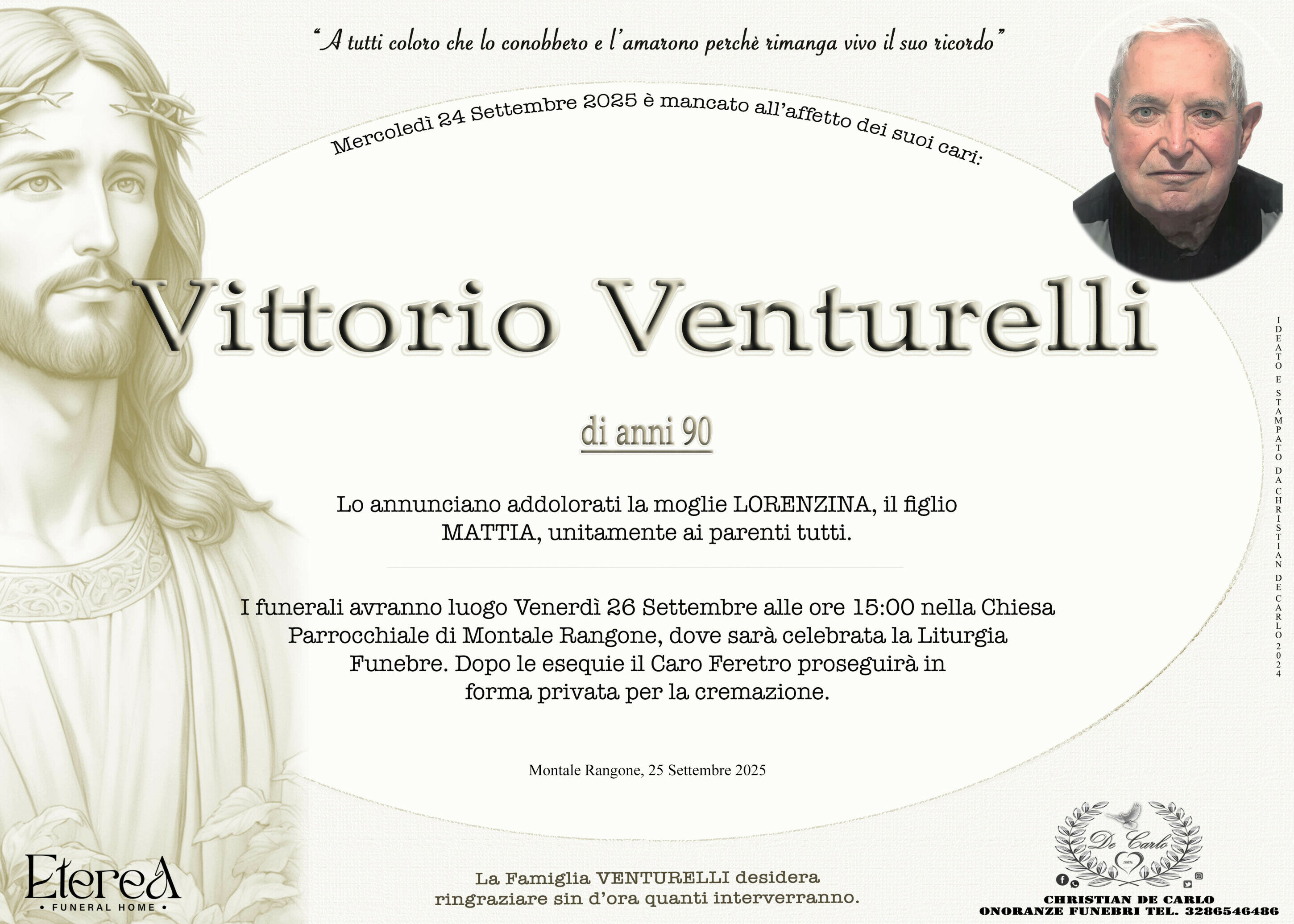 Vittorio Venturelli di anni 90