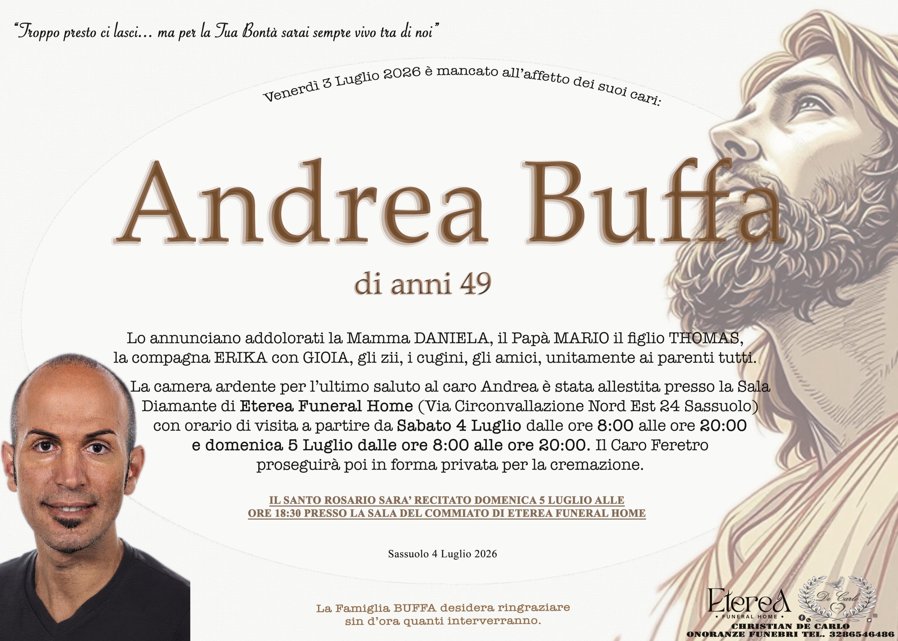 Andrea Buffa di anni 49 Andrea Buffa di anni 49