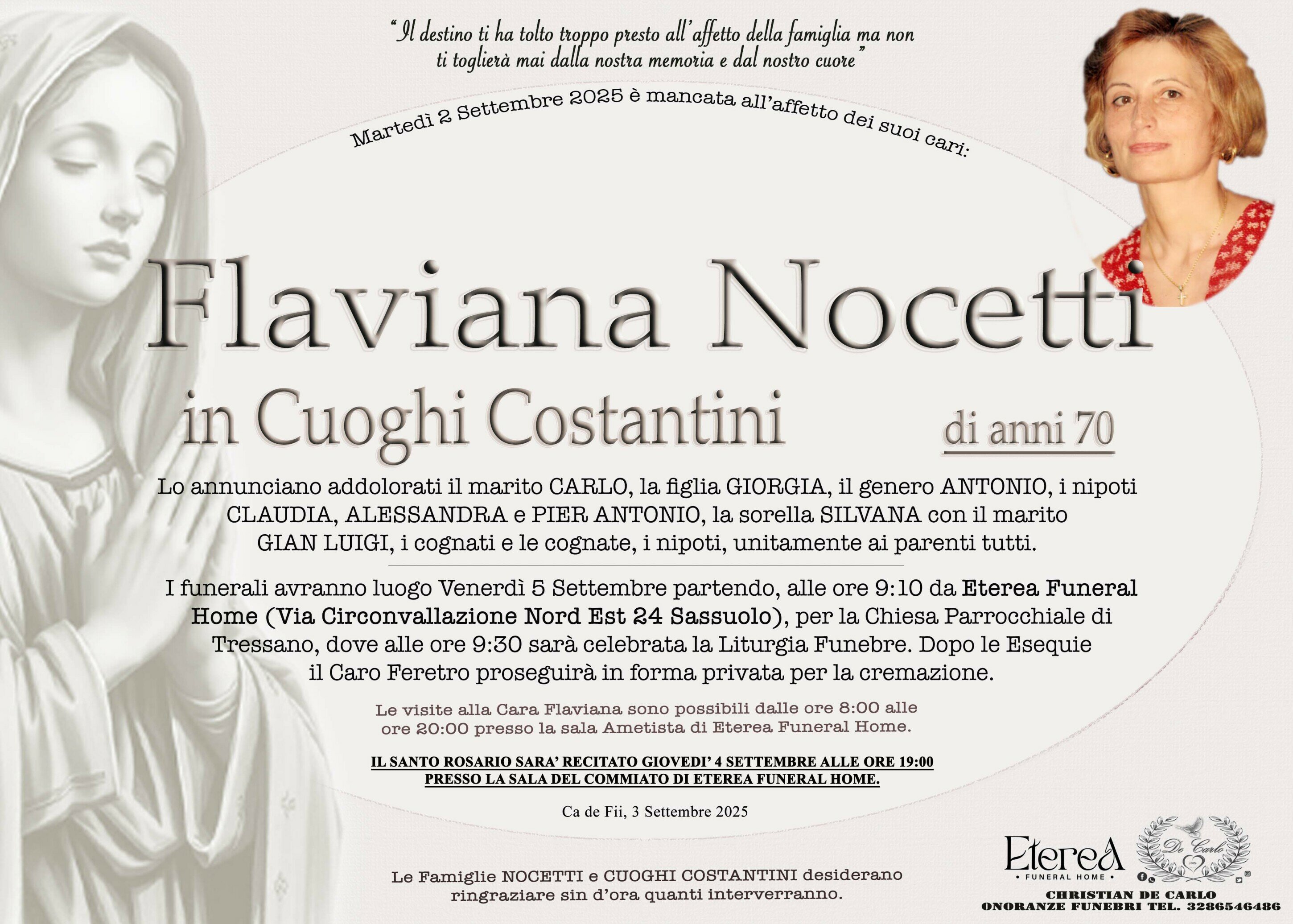 Flaviana Nocetti in Cuoghi Costantini di anni 70