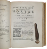 giusto-fontanini-de-antiquitatibus-hortae-colonia-etruscorum-libri-duo-accedunt-acta-vetera-inter-quae-decretum-sincerum-gelasii-i-ex-insigni-codice-vaticano-romae-apud-franciscum-gonzagam-1708-autografato-dall-autore