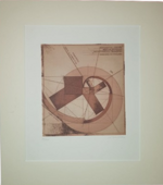 giorgio-gio-pomodoro-orciano-di-pesaro-1930-milano-2002-cerchio-quadrato-sezione-aurea-spirale-logaritmica-progetto-di-scultura-litografia-originale-a-colori-su-carta-anni-70