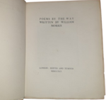 william-morris-poems-by-the-way-london-reeves-and-turner-1891