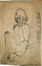 enrico-colombotto-rosso-torino-1925-casale-monferrato-al-2013-disegno-originale-eseguito-a-china-ed-acquarello-su-carta-avana-inizio-anni-60