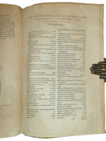 sesto-empirico-adversus-mathematicos-hoc-est-adversus-eos-qui-profitentur-disciplinas-opus-eruditissimum-eiusdem-sexti-pyrrhoniarum-hypotyposeon-libri-tres-graece-nunquam-latine-nunc-primum-editi-parisiis-apud-martinum-iuvenem-1569