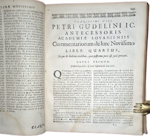 pierre-goudelin-commentariorum-de-jure-novissimo-libri-sex-optima-methodo-accurate-ac-erudite-conscripti-additis-harum-vicinarumque-regionum-moribis-arnhemii-typis-jacobi-biesii-anno-1661