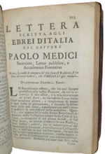 paolo-medici-riti-e-costumi-degli-ebrei-confutati-coll-aggiunta-di-una-lettera-all-universale-del-giudaismo-compilata-colle-riflessioni-di-niccolo-sratta-gia-rabbino-e-poi-cattolico-romano-in-venezia-presso-antonio-bortoli-1740