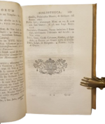 gaetano-cristofioro-volpi-la-libreria-de-volpi-e-la-stamperia-cominiana-illustrate-con-utili-e-curiose-annotazioni-rilegato-con-catalogo-de-libri-cominiani-ancora-vendibili-co-legittimi-loro-prezzi-in-padova-appresso-giuseppe-comino-1756