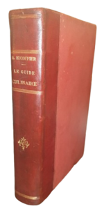 auguste-escoffier-la-guide-culinaire-aide-memoire-de-cuisine-pratique-paris-flammarion-con-letichetta-di-vendita-chez-mm-dupont-et-malgat-1921