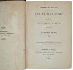 alexandre-dumas-abd-el-hamid-bey-louis-du-couret-journal-d-un-voyage-en-arabie-bruxelles-et-leipzig-kiessling-schnee-editeurs-1856