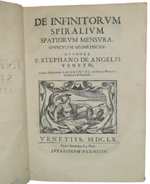 stefano-degli-angeli-de-infinitorum-spiralium-spatiorum-mensura-opusculum-geometricum-venetiis-apud-ioannem-la-nou-1660