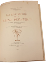anatole-france-la-rotisserie-de-la-reine-pedauque-illustre-par-auguste-leroux-de-176-coimposition-gravees-par-duplessis-ernest-florian-les-deux-froment-gusman-et-perrichon-paris-editions-d-art-edouard-pelletan-1911-autografata