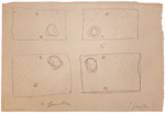 lucio-fontana-rosario-1899-comabbio-1968-4-formelle-disegno-originale-eseguito-a-penna-sfera-nera-su-carta-anni-50