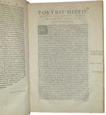 sesto-rufo-festo-epitoma-de-gestis-et-assequuto-dominio-romanorum-polybii-historiarum-libri-quinque-nicolao-perotto-interprete-basileae-excudebat-henricus-petrus-mense-marctio-an-1530