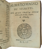 michael-scoto-alberto-magno-la-physionomia-natural-con-alberto-magno-de-secretti-nel-quale-tratta-della-virtu-delle-herbe-pietre-animali-sl-1555-al-colophon-stampato-per-pietro-nicolini-ad-istanza-di-marchio-sessa-1555