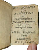 johan-van-heurne-ippocrate-hippocratis-coi-aphorismi-rudolphopoli-ex-officina-freyschmidiana-1671
