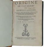 francesco-sansovino-origine-de-cavalierinella-quale-tratta-l-inventione-l-ordine-la-dichiaratione-cavaleria-di-collana-di-croce-di-sprone-in-venetia-appresso-camillo-rutilio-borgomineri-1566