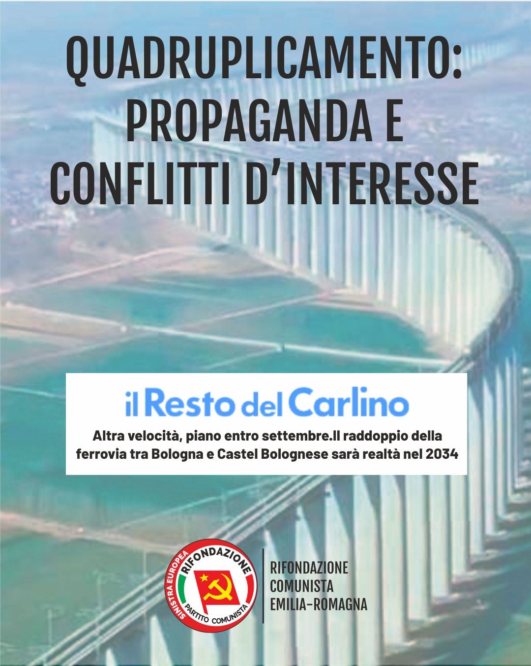 QUADRUPLICAMENTO: TRA PROPAGANDA E CONFLITTI D’INTERESSE