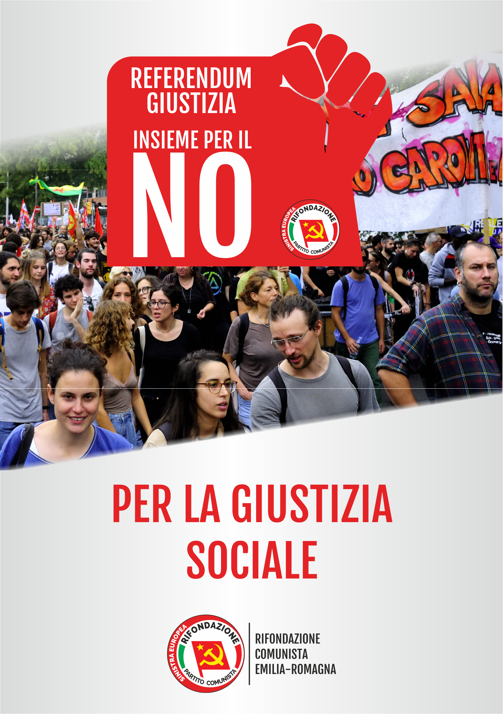 IN CAMPO PER IL NO AL REFERENDUM SULLA GIUSTIZIA