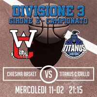 DR3 - CHIESINA BASKET  vs  TITANUS CANTAGRILLO