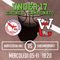 U17 - MONTECATINI MBJ  vs  CHIESINA BASKET