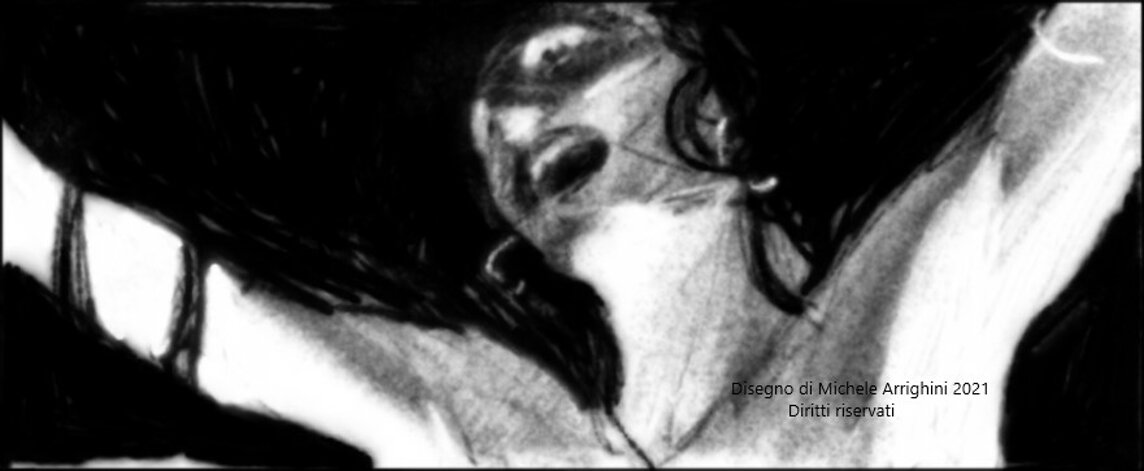 Il Sogno di Campaldino - Illustrated film and theater screenplay - drawing by Michele Arrighini 2021 Rights reserved