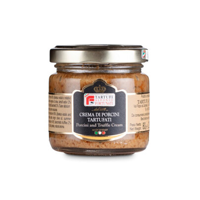 Porcini Tartufati, crema di porcini 100% con Tartufo Bianchetto e Tartufo Nero Estivo
