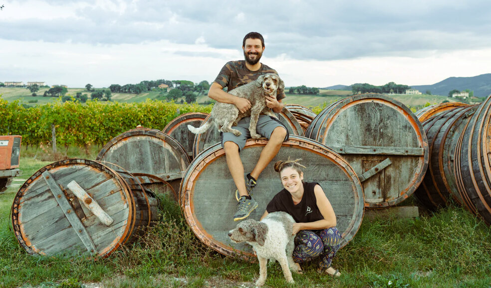 Giovanni Cenci dell'omonima cantina in vocabolo Anticello, produce vini in una cantina ricavata in un ex monastero di frati olivetani