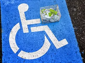 photo of a globe, a disabled symbol on the tarmac, photo of a globe, a disabled symbol on the tarmac,