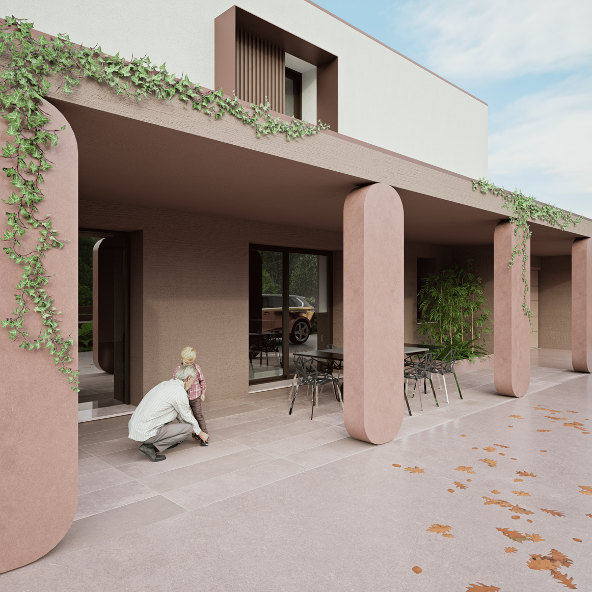 Simone Valbusa Architect - Studio di Architettura - Portfolio: Progetto d'Architettura Colorfoul Houses - Villafranca di Verona (VR)