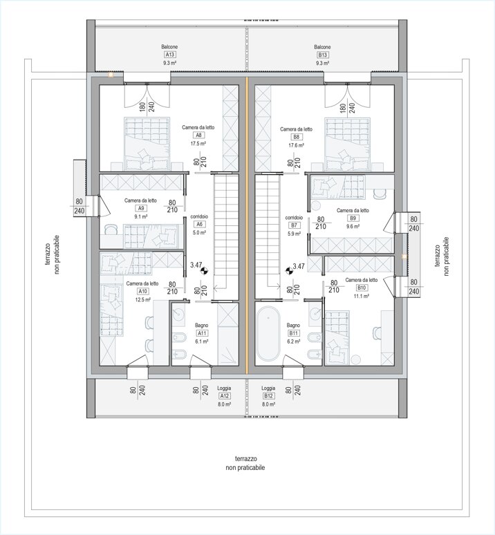 Simone Valbusa Architect - Studio di Architettura - Portfolio: Progetto d'Architettura Colorfoul Houses - Villafranca di Verona (VR)