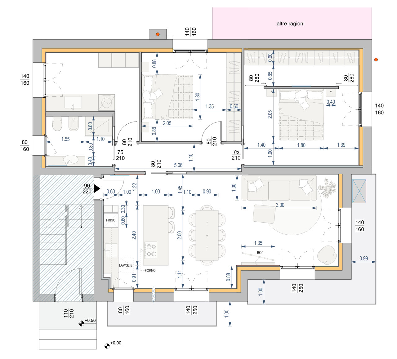 Simone Valbusa Architect - Studio di Architettura - Portfolio: Progetto d'Architettura Interno 01 - Villafranca di Verona (VR)