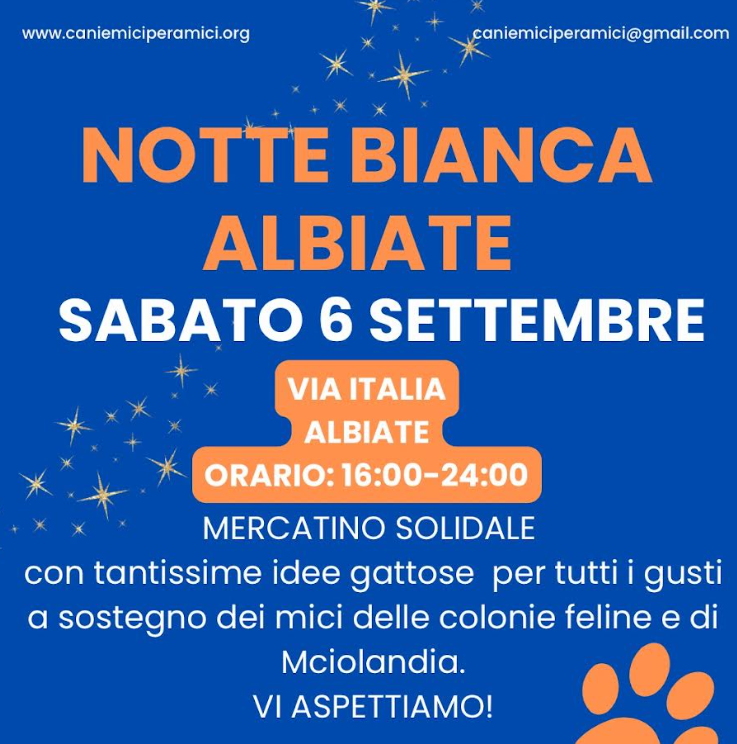 Notte bianca Albiate