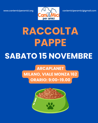 raccolta pappe arcaplanet milano novembre