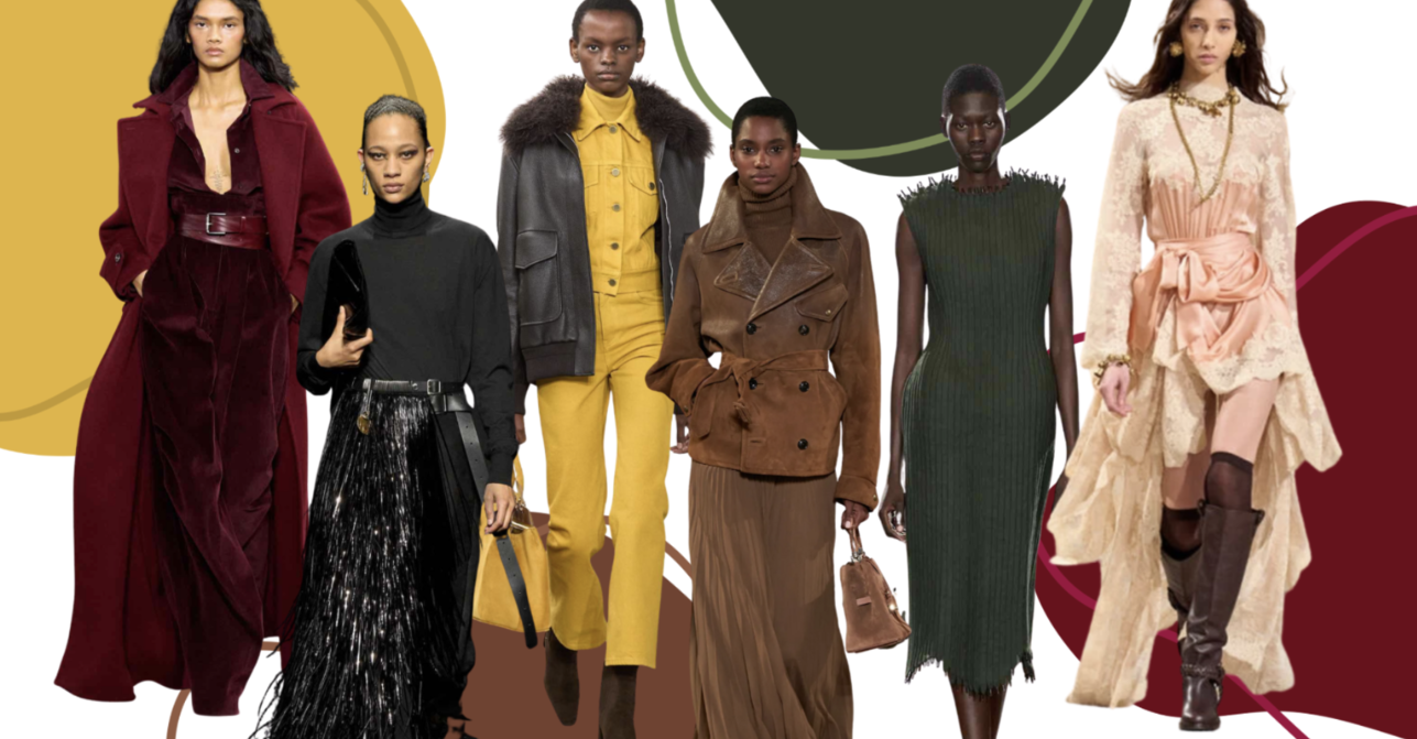 I COLORI DI TENDENZA DELL'AUTUNNO/INVERNO 2025/26