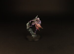 warhammer age of sigmar painting commission flesh-eater-courts abhorrant archregent vampire lord grand justice professional miniature painting service high quality display level purple skin tones muscle definition scenic ruins base custom painted miniatures rospaint studio best miniature painter worldwide shipping