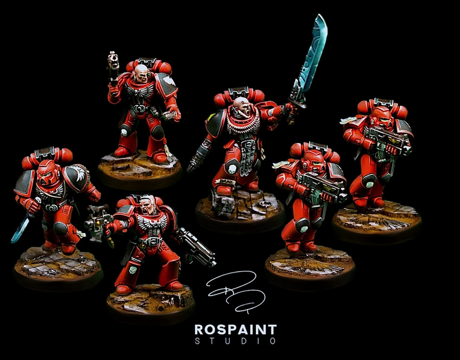 Blood Angels Squad: High-Level Tabletop Visual Impact