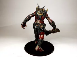 War-Stomper Mega-Gargant back view Warhammer Age of Sigmar miniature painting service by RosPaint Studio custom Attack on Titan anatomical flesh highlights weathered iron trophies Sons of Behemat wargaming commission