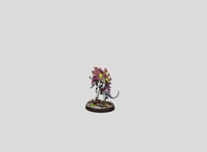 warhammer 40k painting commission tyranids neuroloid synaptic organism hive fleet leviathan xenos small unit professional miniature painting service high quality display level chitin blending neon green brain effect custom painted miniatures rospaint studio best miniature painter worldwide shipping