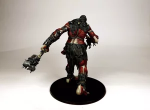 Gate-Breaker Mega-Gargant back view Warhammer Age of Sigmar miniature painting service by RosPaint Studio custom Attack on Titan anatomical muscle shading Sons of Behemat wargaming commission