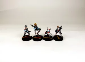 Infinity The Game, Nomads, Jurisdictional Command of Bakunin, Riot Grrls, Painted Miniatures, Corvus Belli, Professional Commission, RosPaint Studio Infinity The Game, Nomads, Jurisdictional Command of Bakunin, Riot Grrls, Painted Miniatures, Corvus Belli, Professional Commission, RosPaint Studio