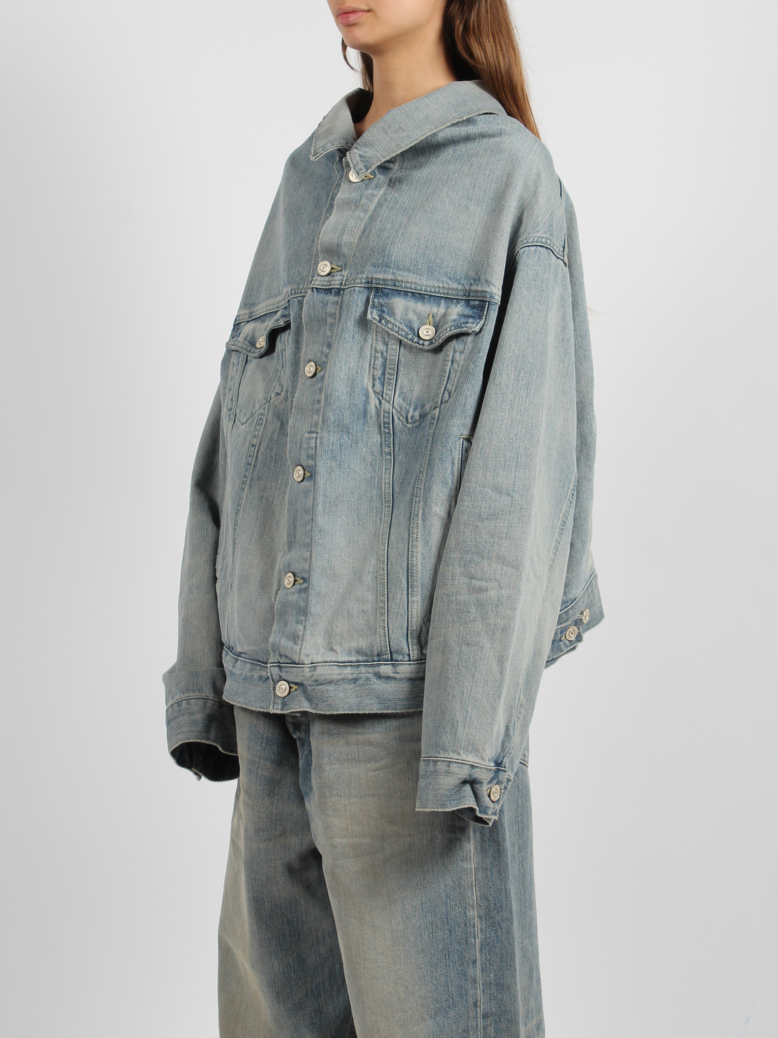 BALENCIAGA (バレンシアガ) オフショルダーオーガニックセルヴィッジ  