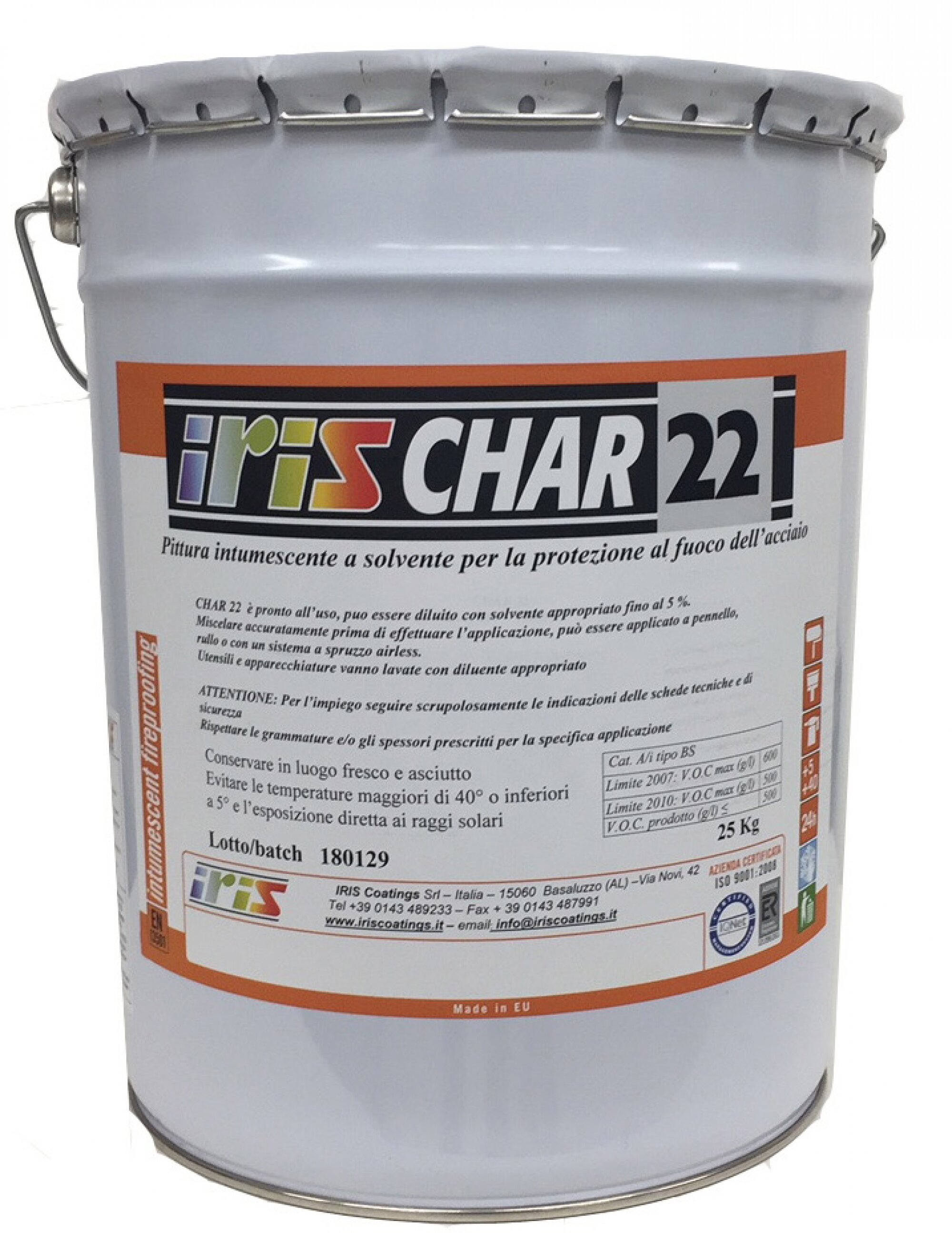 char-22-pittura-intumescente-solvente-per-acciaio_rives-spray.jpeg Protezione dal fuoco con vernice ignifuga per strutture industriali e civili a norma REI Rives Spray
