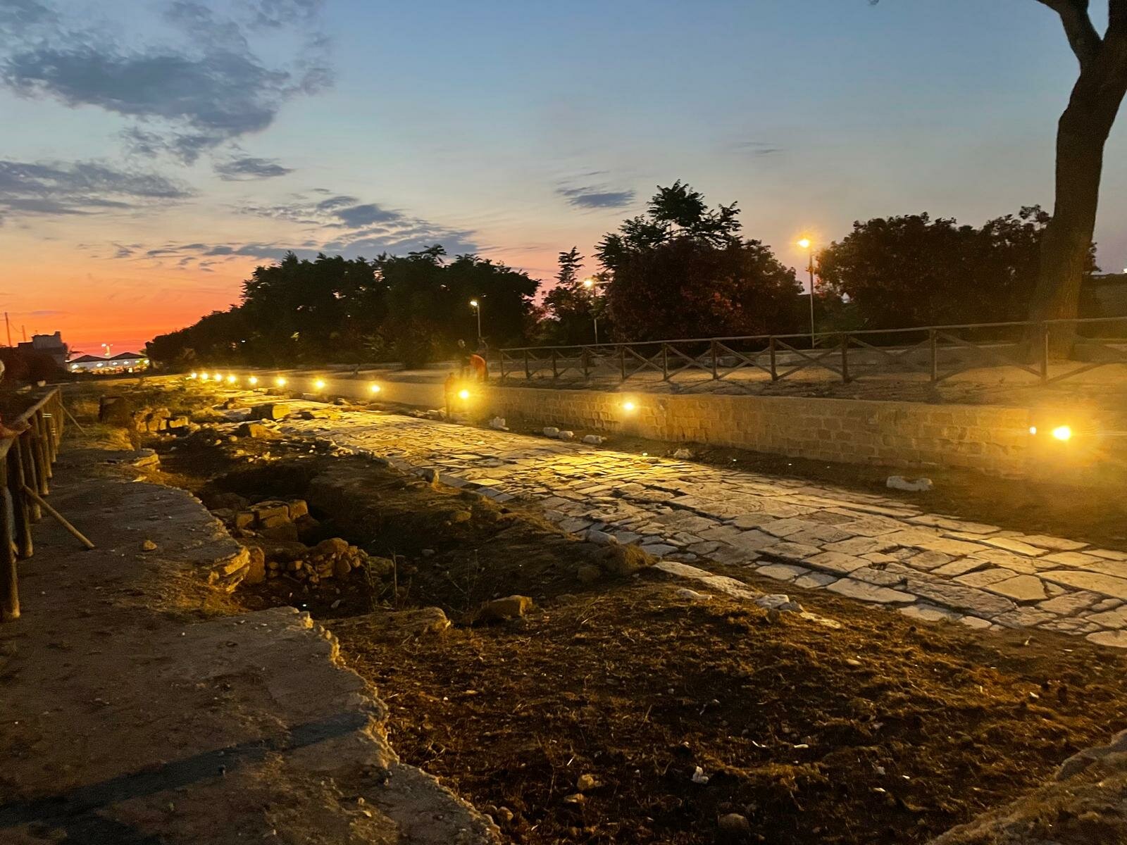 Marsala, una nuova illuminazione per il parco Lilibeo