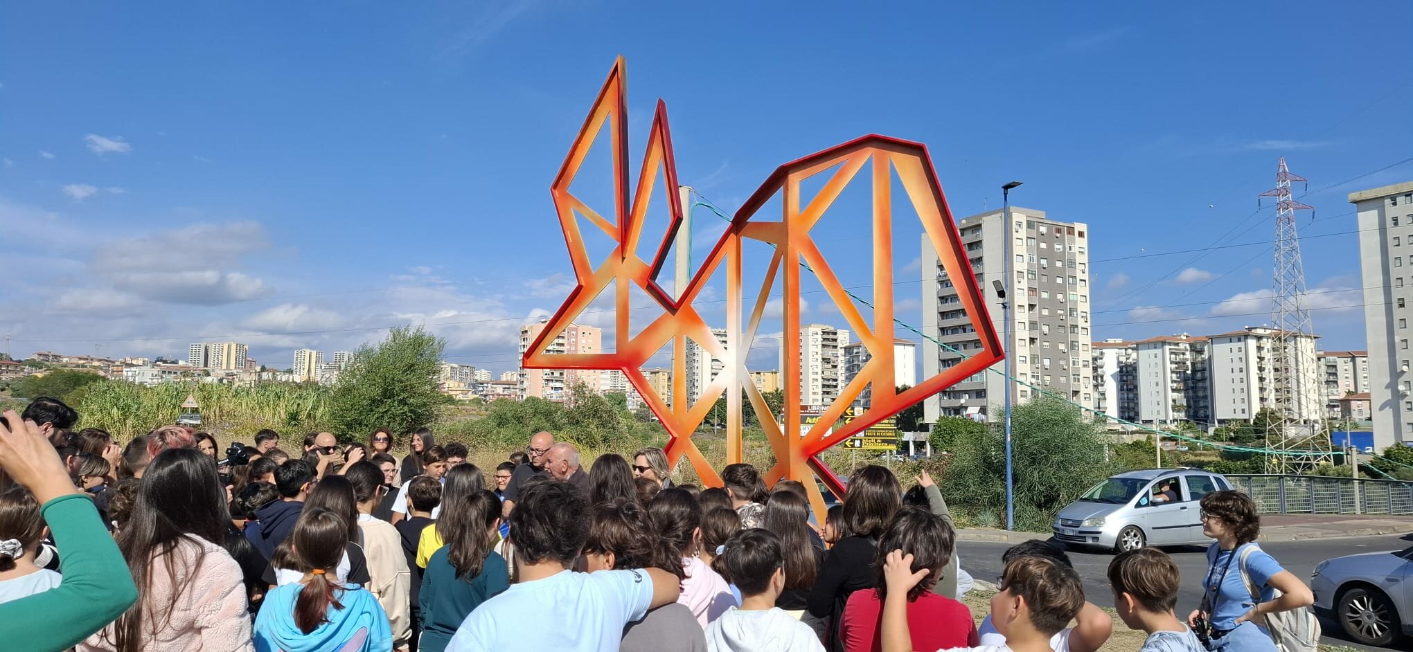 Inaugurata a Librino la porta dei sogni Inaugurata a Librino la porta dei sogni
