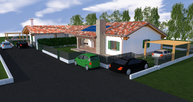 Elegante Bifamiliare in Vendita ad Arcade con Ampio Spazio Verde