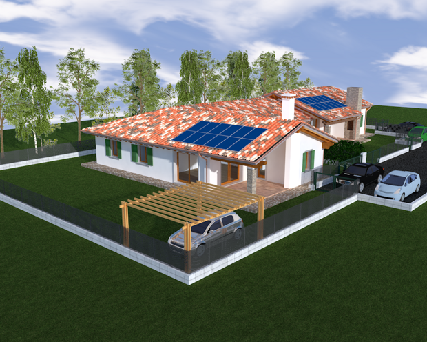 Elegante Bifamiliare in Vendita ad Arcade con Ampio Spazio Verde