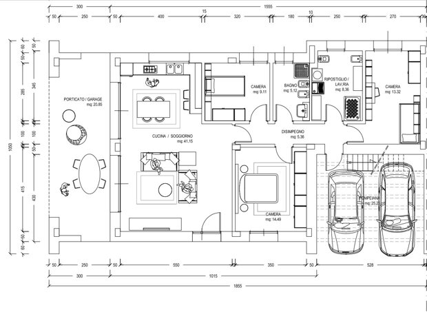 Nuova costruzione in pronta consegna al grezzo avanzato