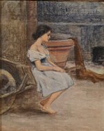 giovane-donna-seduta-con-carriola-adolfo-tommasi-1851-1933